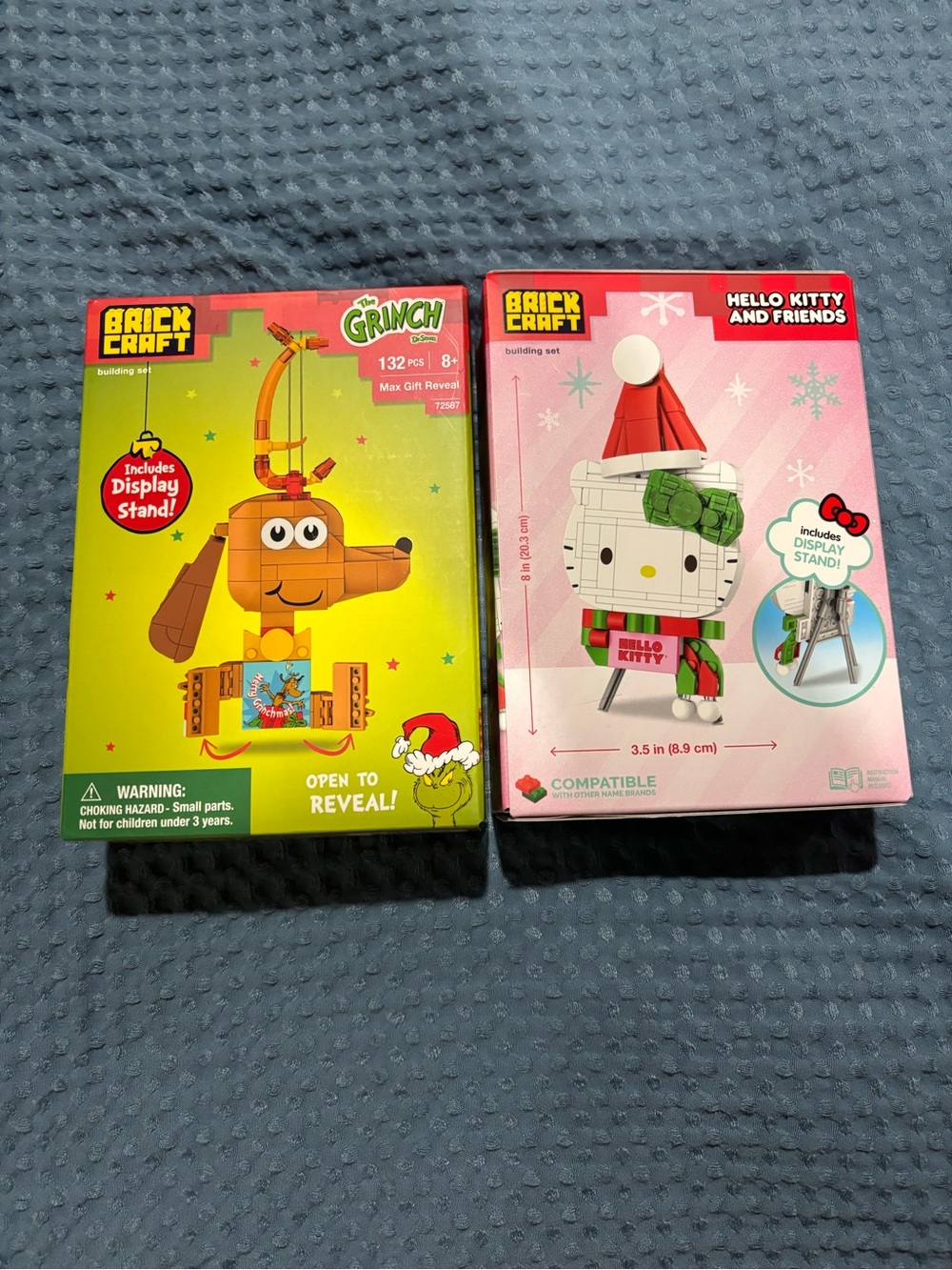 BrickCraft Christmas Grinch & Hello Kitty Brick Figures